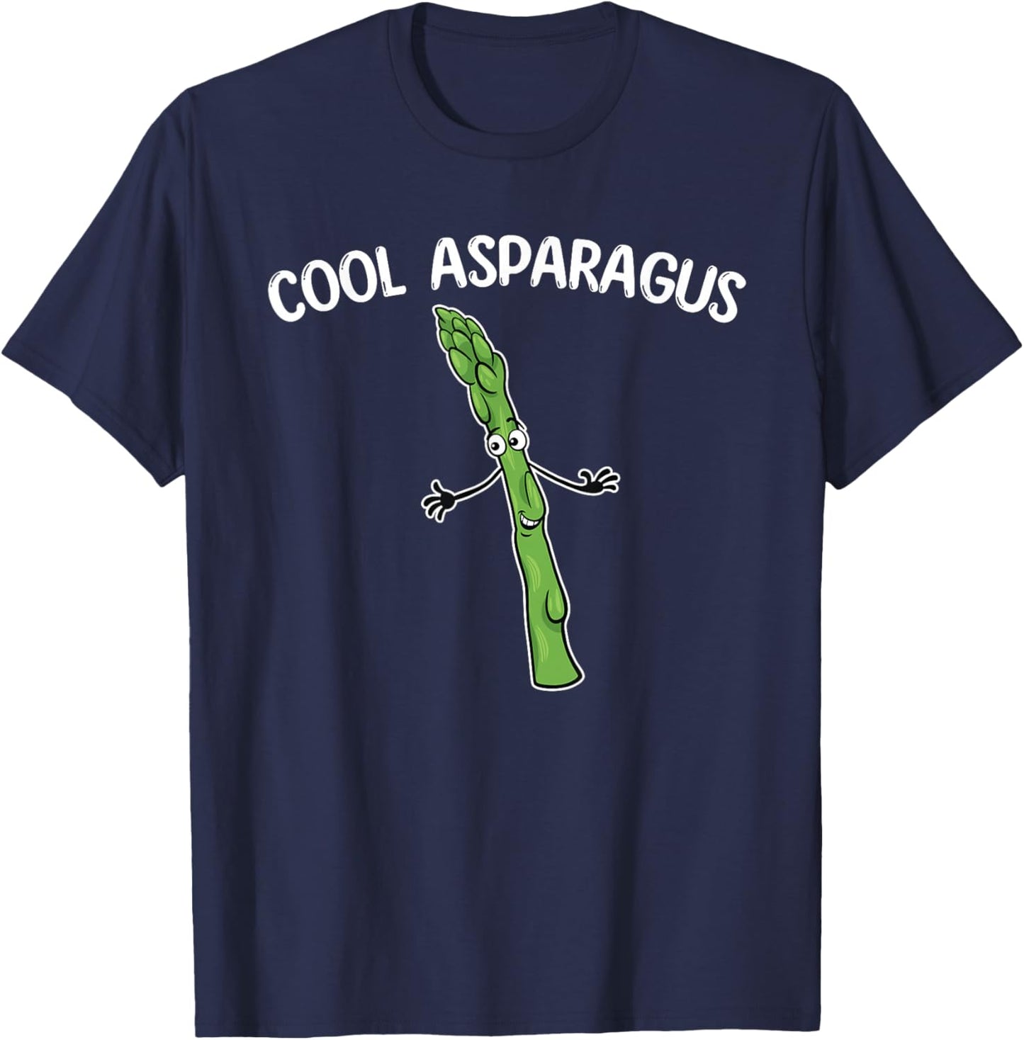 Cool Asparagus Funny Costume Vegetable Lover T-Shirt - T-Shirt | Navy