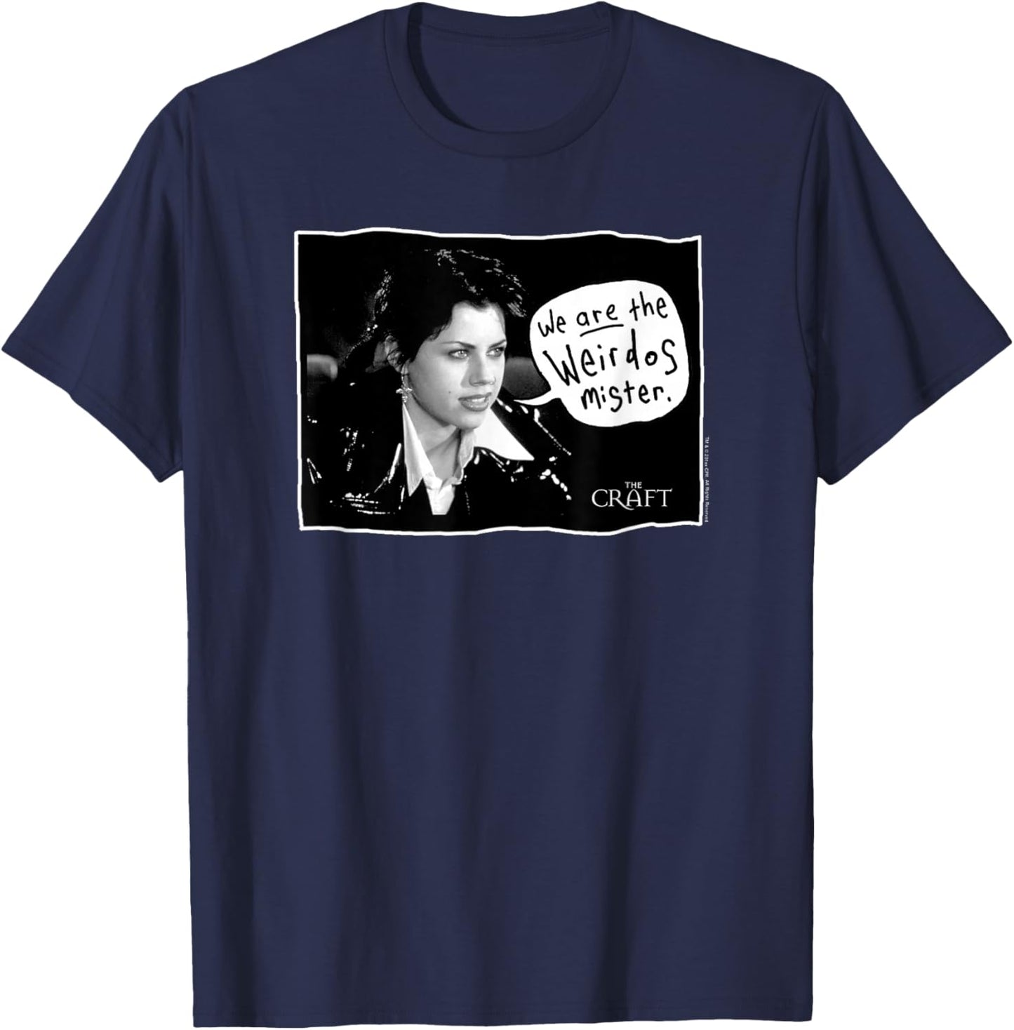 The Craft Nancy Handwritten Quote We Are the Weirdos Movie T-Shirt - T-Shirt | Navy