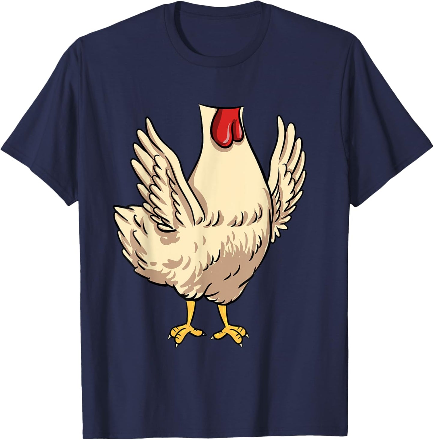 Headless Chicken Costume Halloween T-Shirt - T-Shirt | Navy