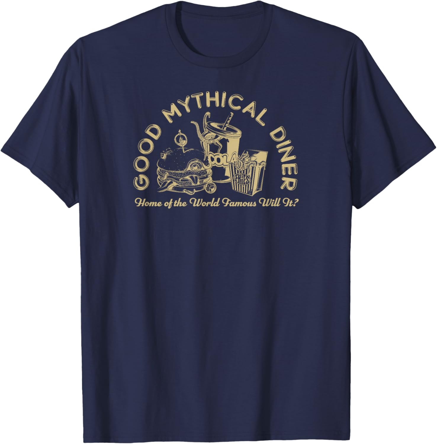 Good Mythical Diner T-Shirt - T-Shirt | Navy