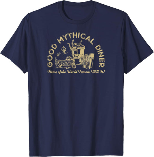 Good Mythical Diner T-Shirt - T-Shirt | Navy
