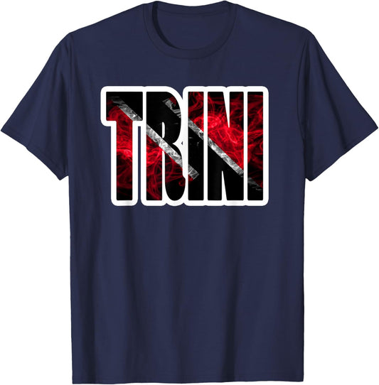Trinidad Flag Carnival Soca Trini Fete Trinidad and Tobago T-Shirt - T-Shirt | Navy