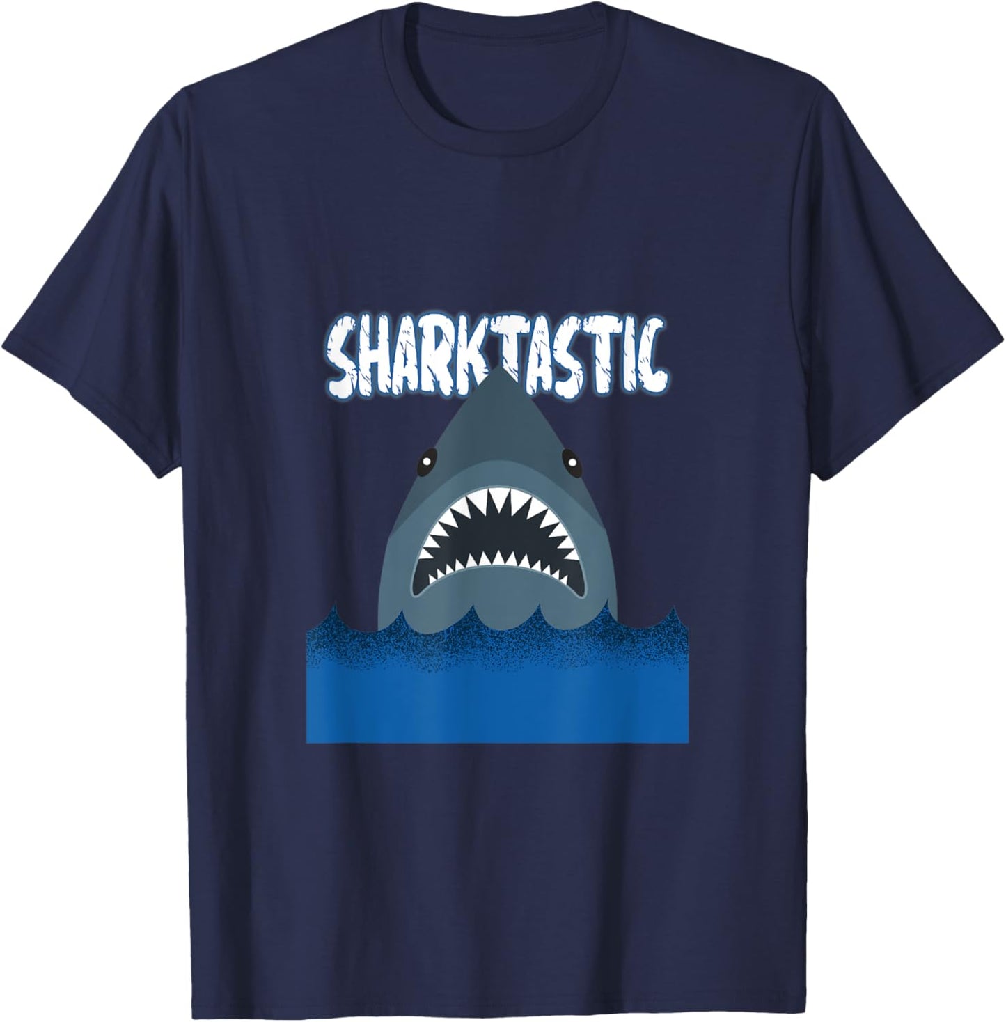 Sharktastic, Shark T-Shirt - T-Shirt | Navy