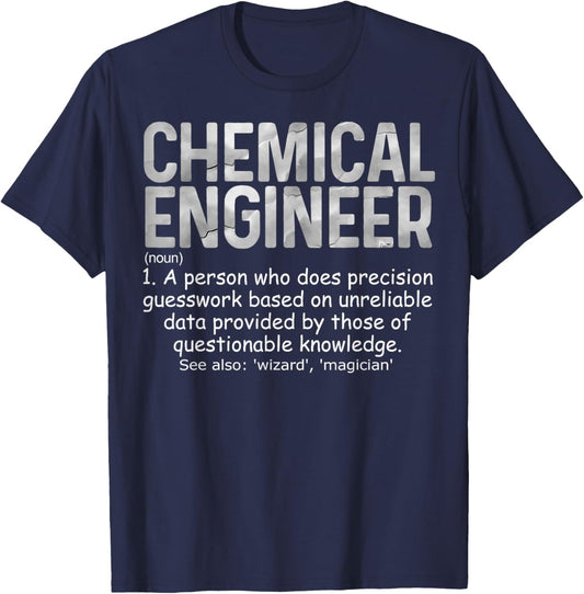 Chemical Engineer Like A Normal Engineer Only Cooler T-Shirt - T-Shirt | Navy