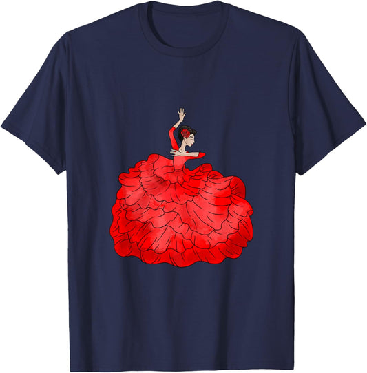 Flamenco Spain T-Shirt - T-Shirt | Navy