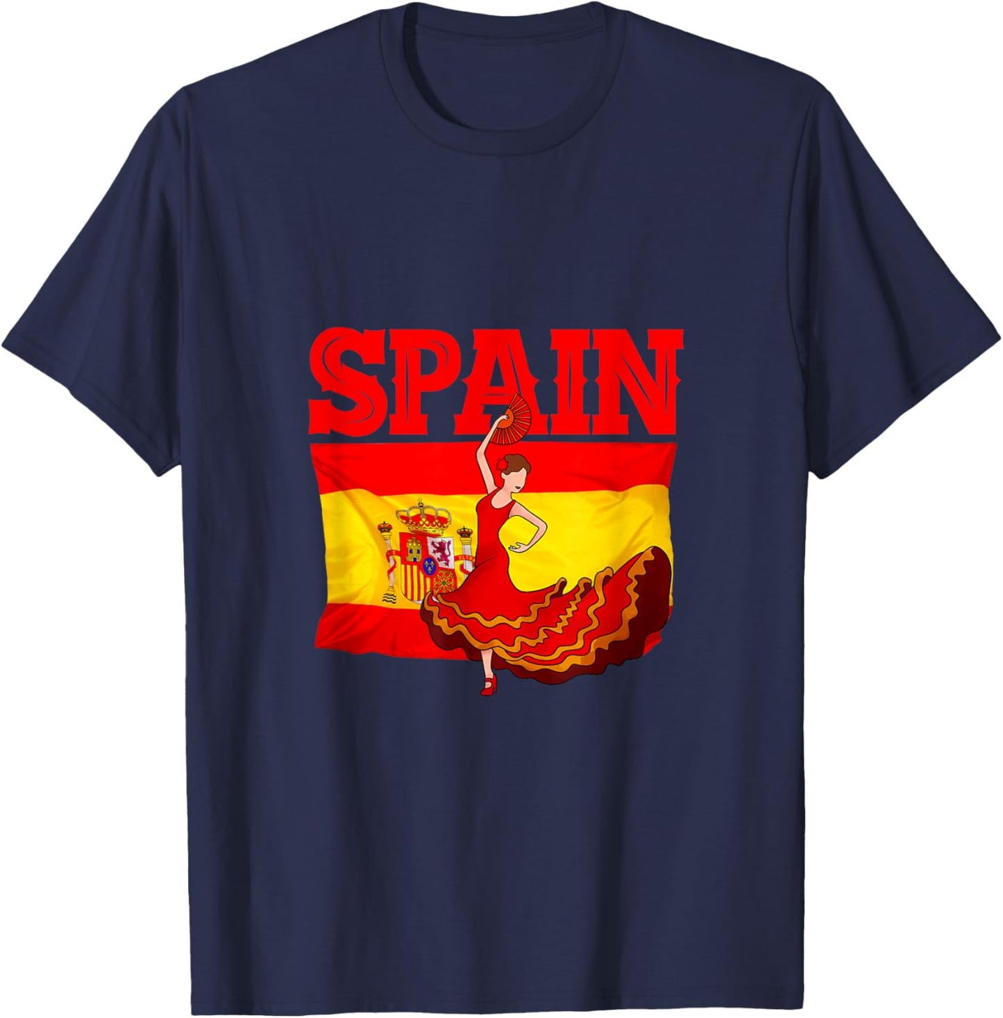 Flamenco Spain T-Shirt - T-Shirt | Navy