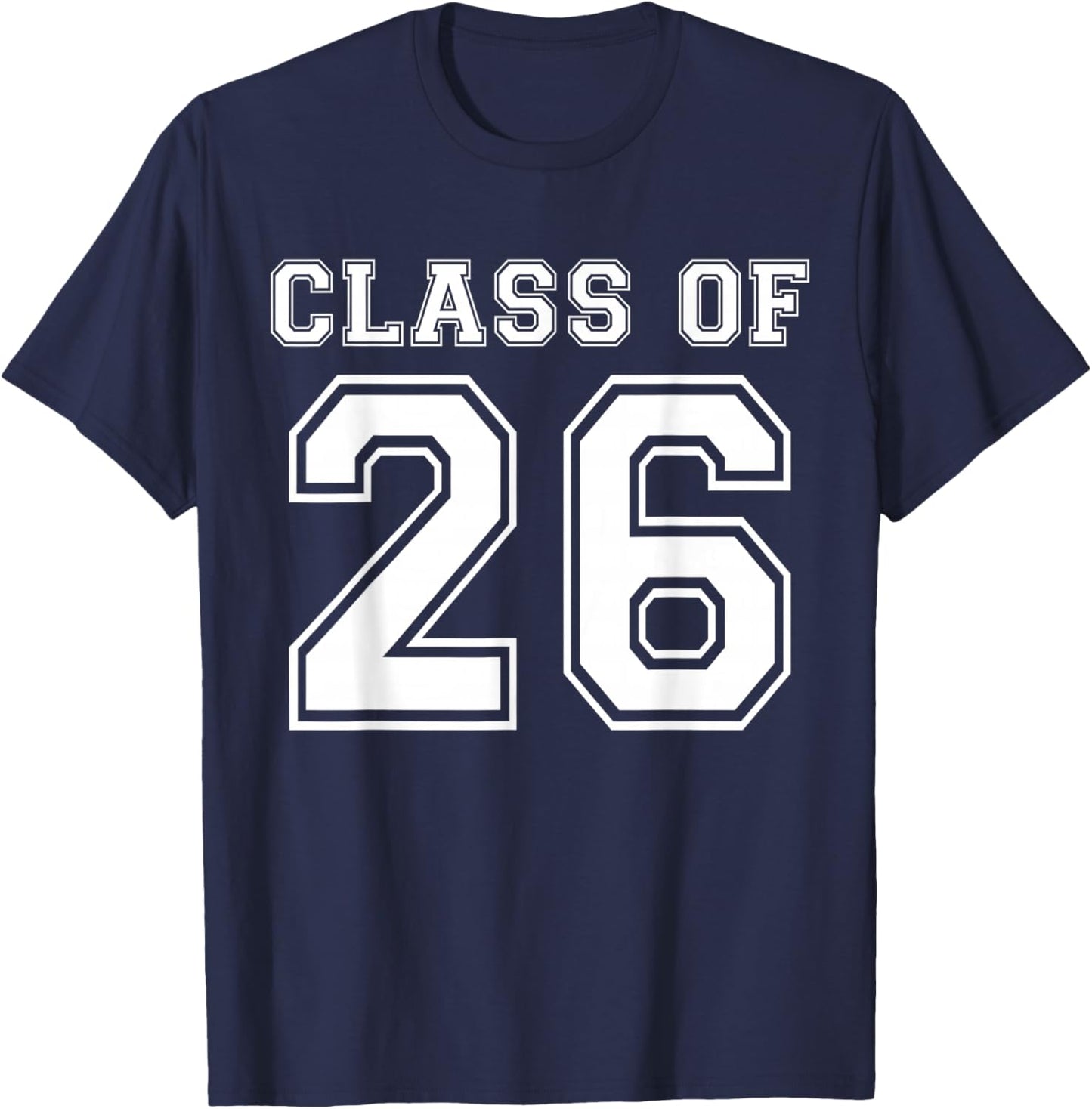 Class of 2026 Freshman High School Senior Graduation T-Shirt - T-Shirt | Navy