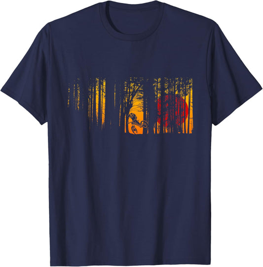 MTB Mountain Bike T-Shirt - T-Shirt | Navy