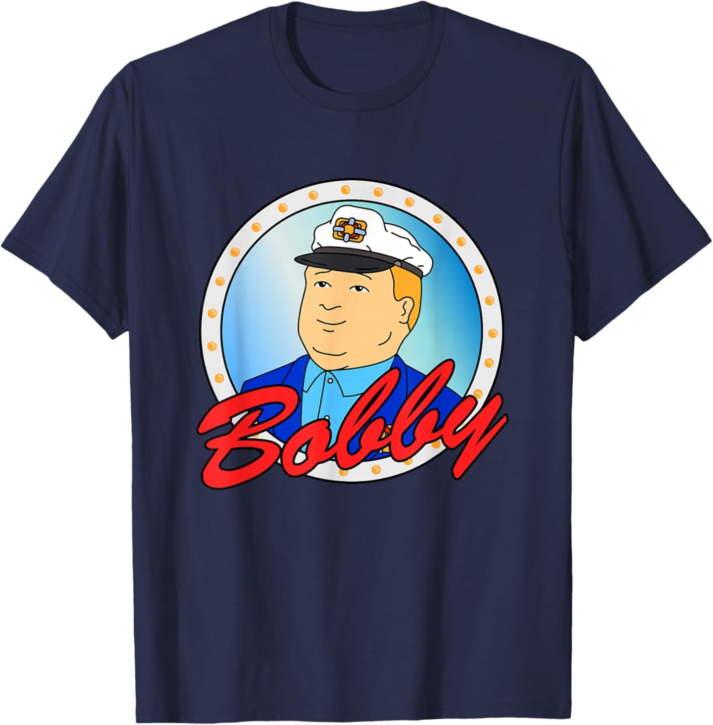King of The Hill Sailor Bobby Hill Cartoon T-Shirt - T-Shirt | Navy