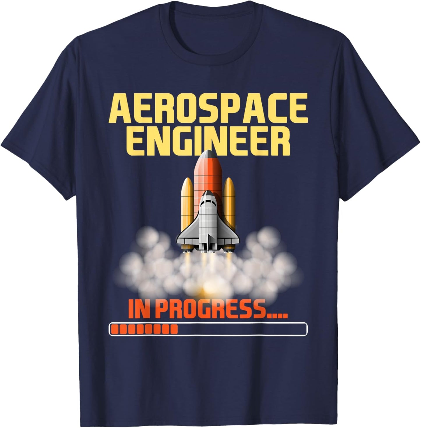 In Progress - Aerospace Engineer Aeronautical Engineering T-Shirt - T-Shirt | Navy