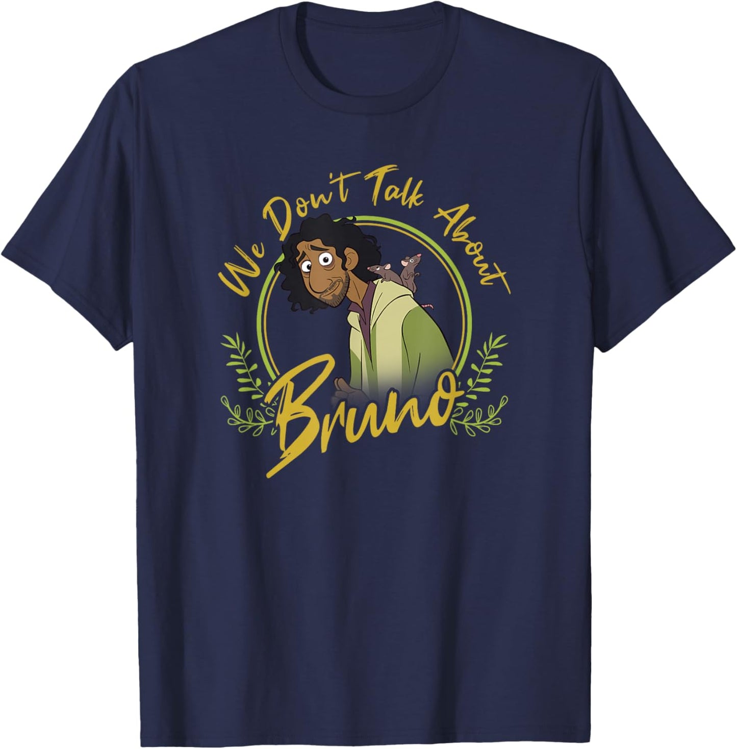 Disney Encanto We Don’t Talk About Bruno Classic Quote T-Shirt - T-Shirt | Navy