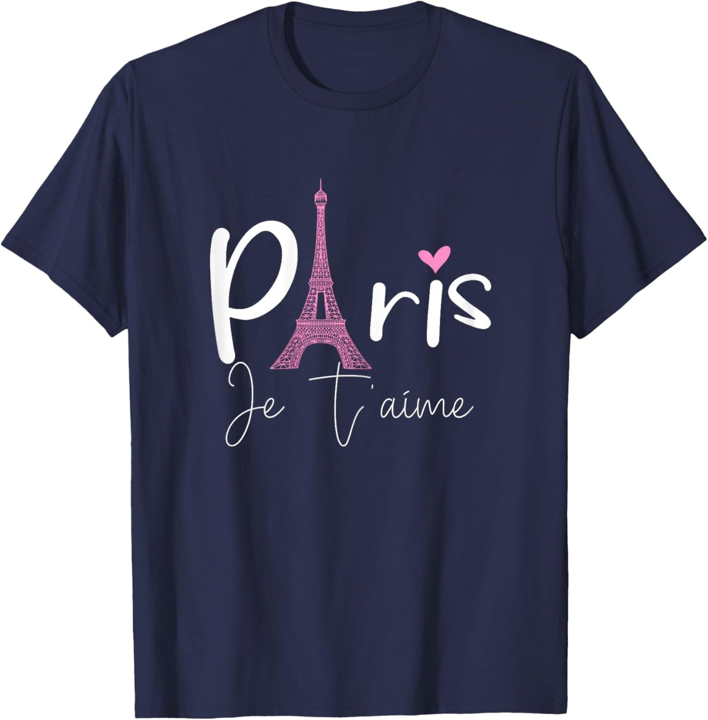 Eiffel Tower Paris Holiday France Shirt Souvenir Women Kids T-Shirt - T-Shirt | Navy