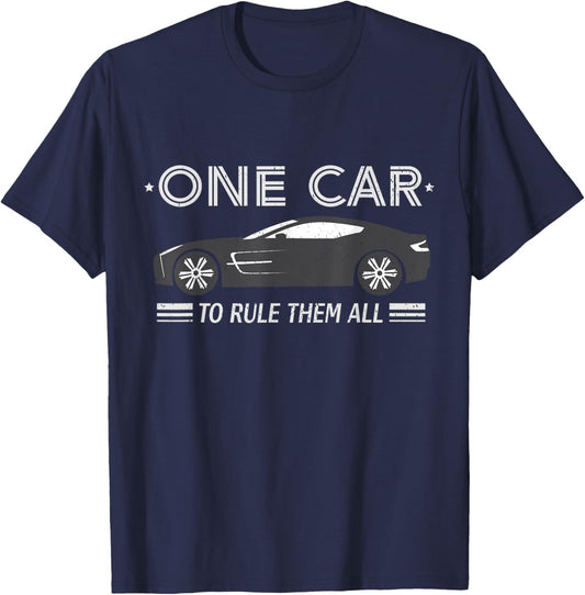 Sport Car One Car to rule them all T-Shirt - T-Shirt | Navy