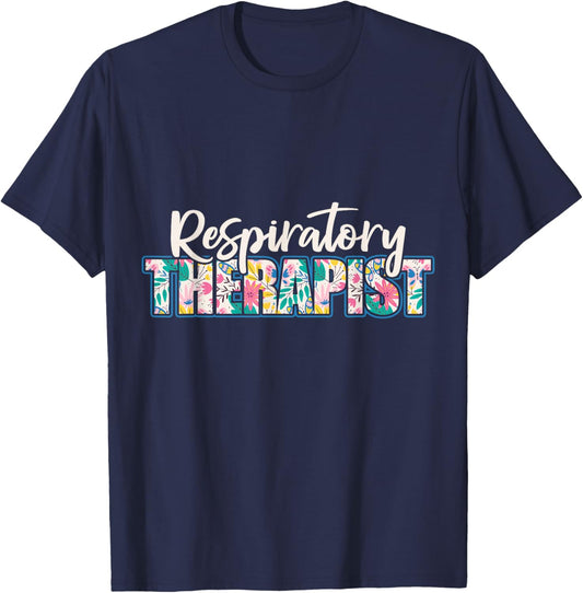 Lung Doctor Respiratory Therapy T-Shirt - T-Shirt | Navy