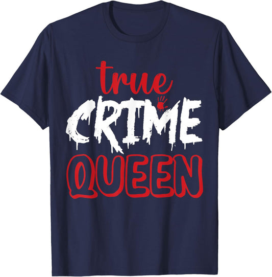 True Crime Queen T-Shirt - T-Shirt | Navy