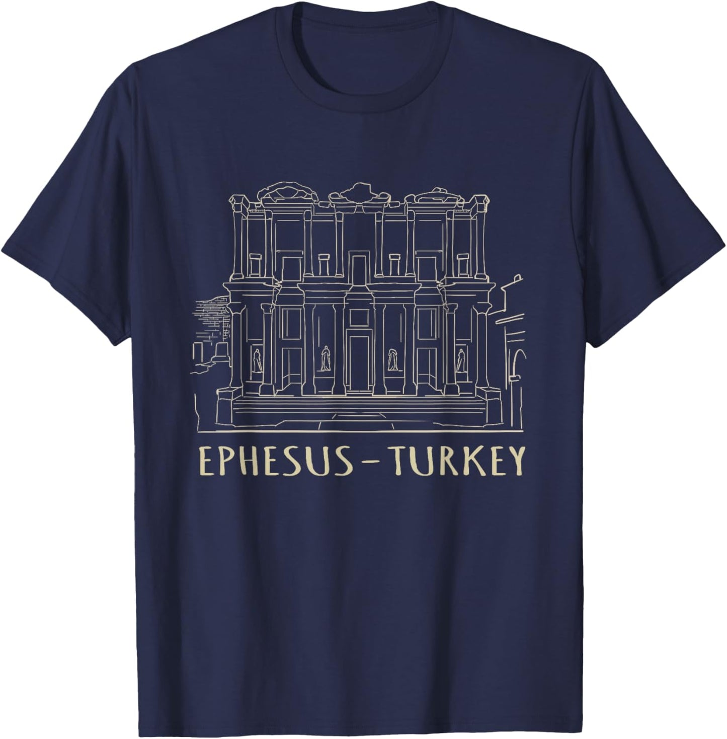 Ephesus Turkey T-Shirt - T-Shirt | Navy