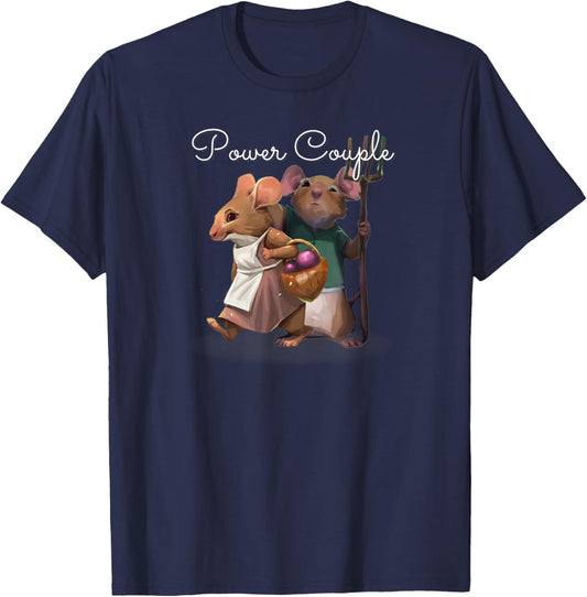 Power Couple - Everdell Board Game T-Shirt - T-Shirt | Navy