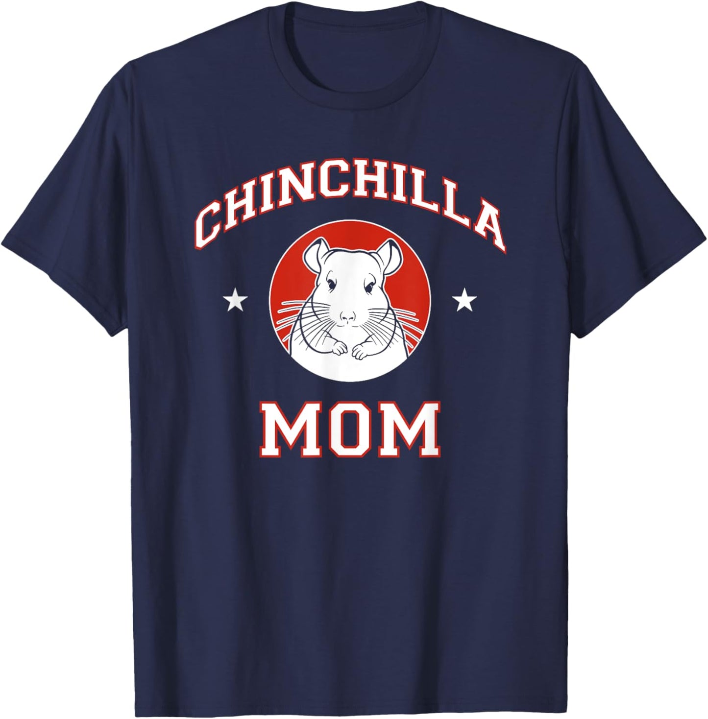 Chinchilla Mom T-Shirt - T-Shirt | Navy