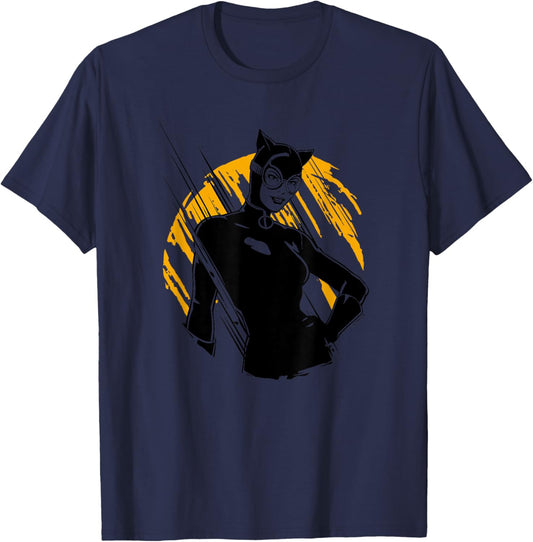 DC Comics Batman Catwoman Icon Poster T-Shirt - T-Shirt | Navy