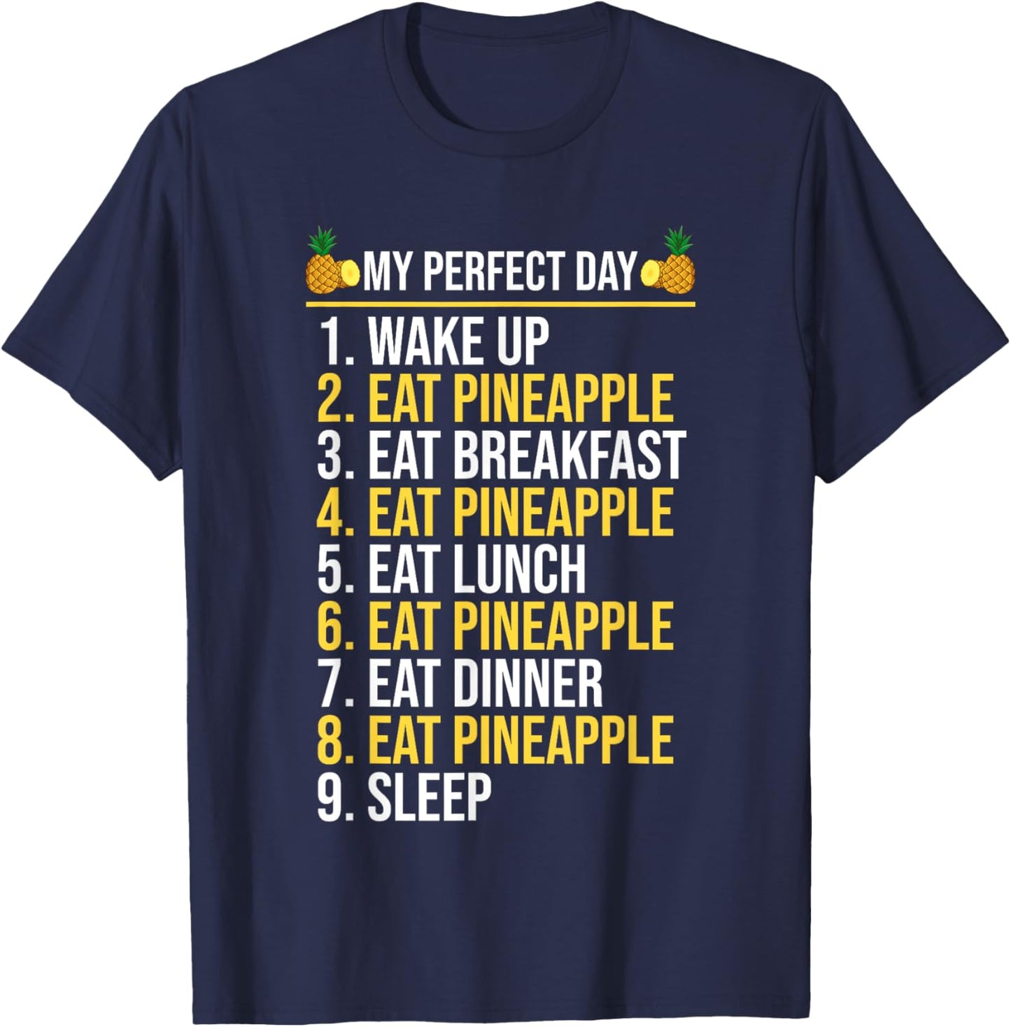 Pineapple T-Shirt - T-Shirt | Navy