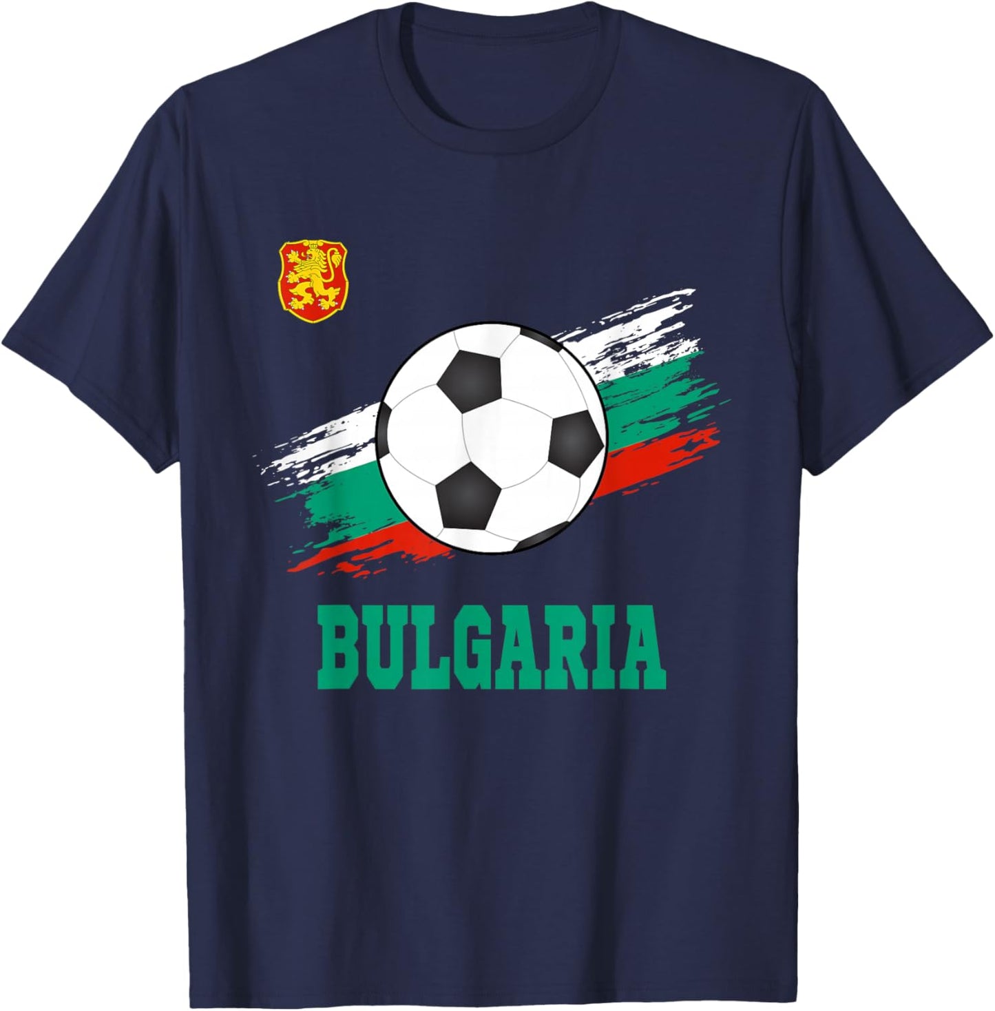Bulgaria Soccer Bulgaria Football Bulgarian Futbol T-Shirt - T-Shirt | Navy