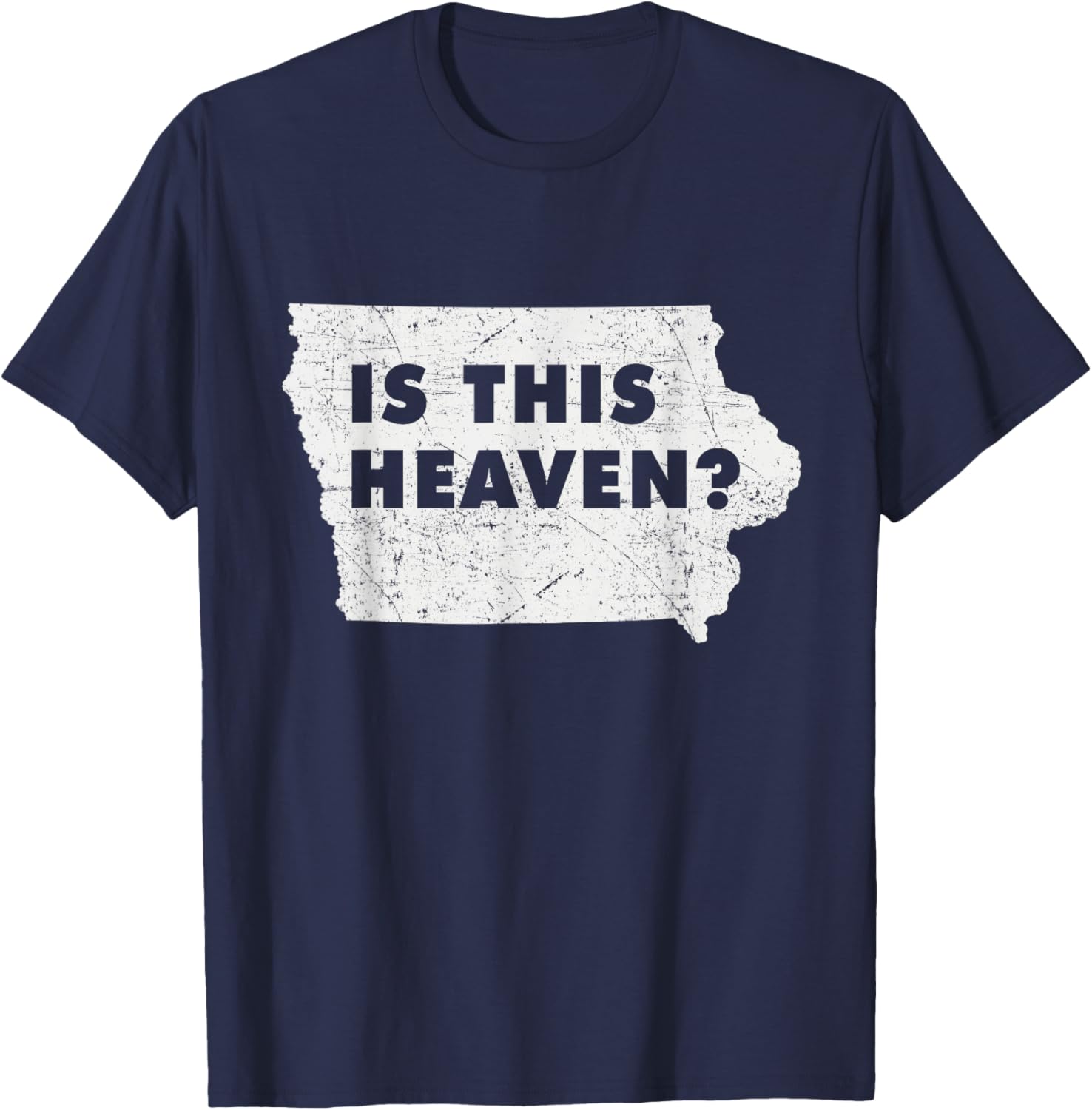 Citizen Proud America State US Heaven Home Iowa T-Shirt - T-Shirt | Navy