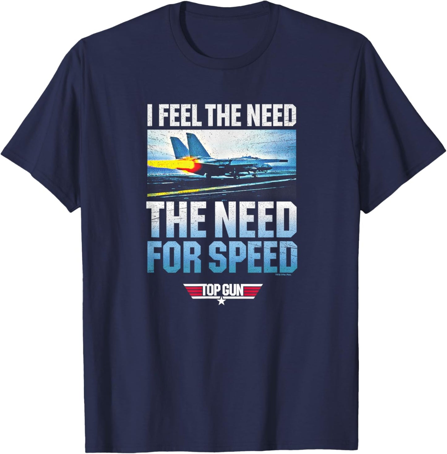 Top Gun - I Feel The Need The Need for Speed T-Shirt - T-Shirt | Navy