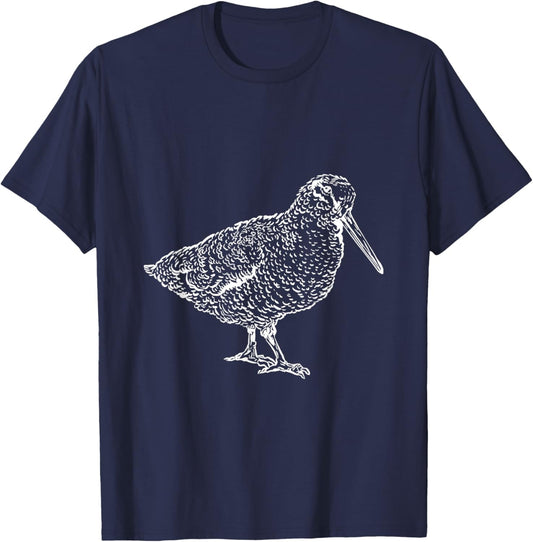Woodcock Sky Dance Timberdoodle Woodcock Lover Woodcock Bird T-Shirt - T-Shirt | Navy