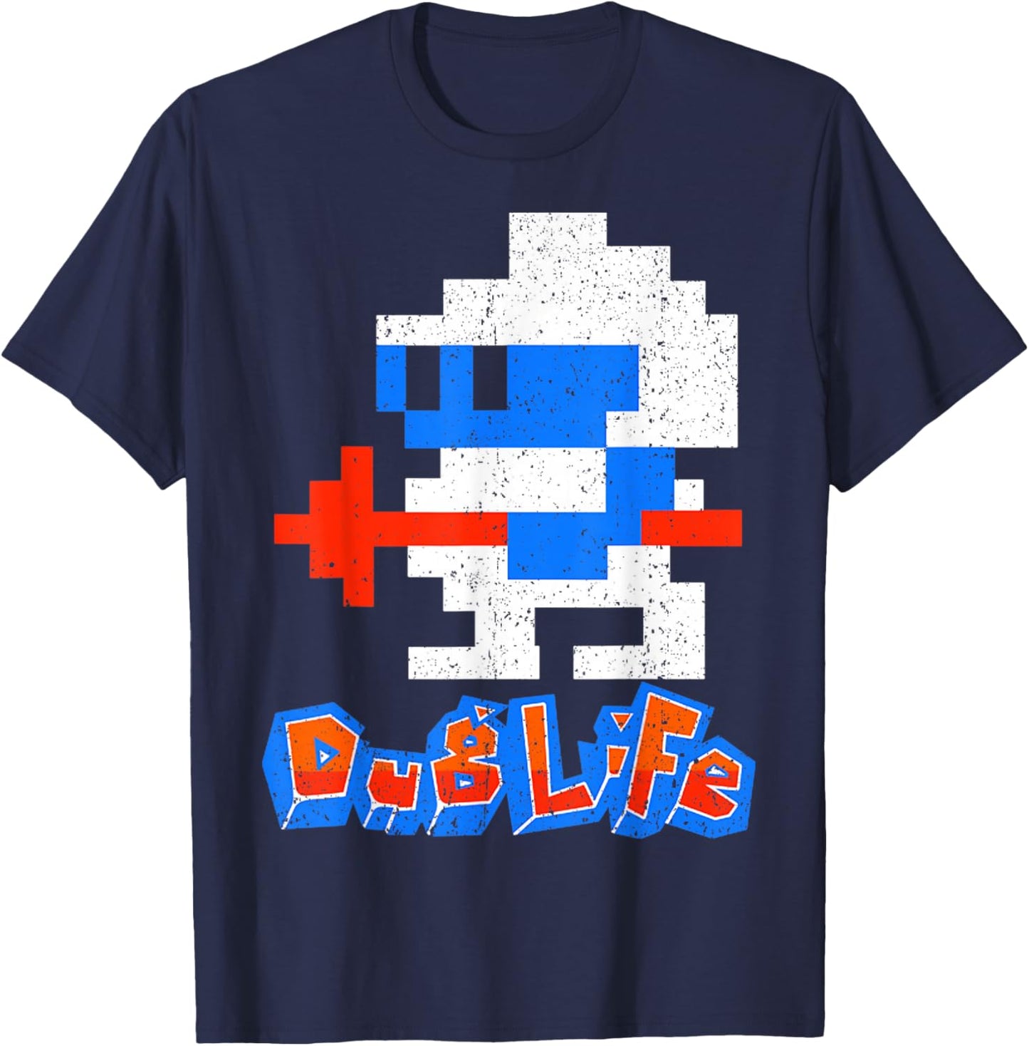 Vintage Dug Life T-Shirt - T-Shirt | Navy
