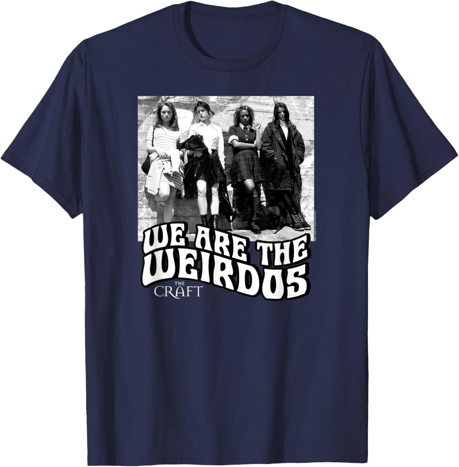 The Craft Groovy Weirdos Photo 90's Witch Movie T-Shirt - T-Shirt | Navy