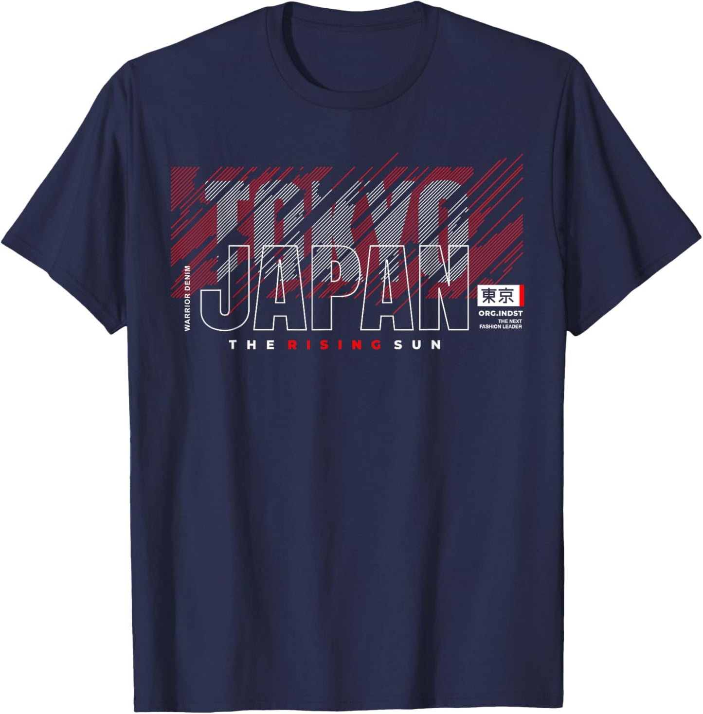 Tokyo Japan The Rising Sun T-Shirt - T-Shirt | Navy