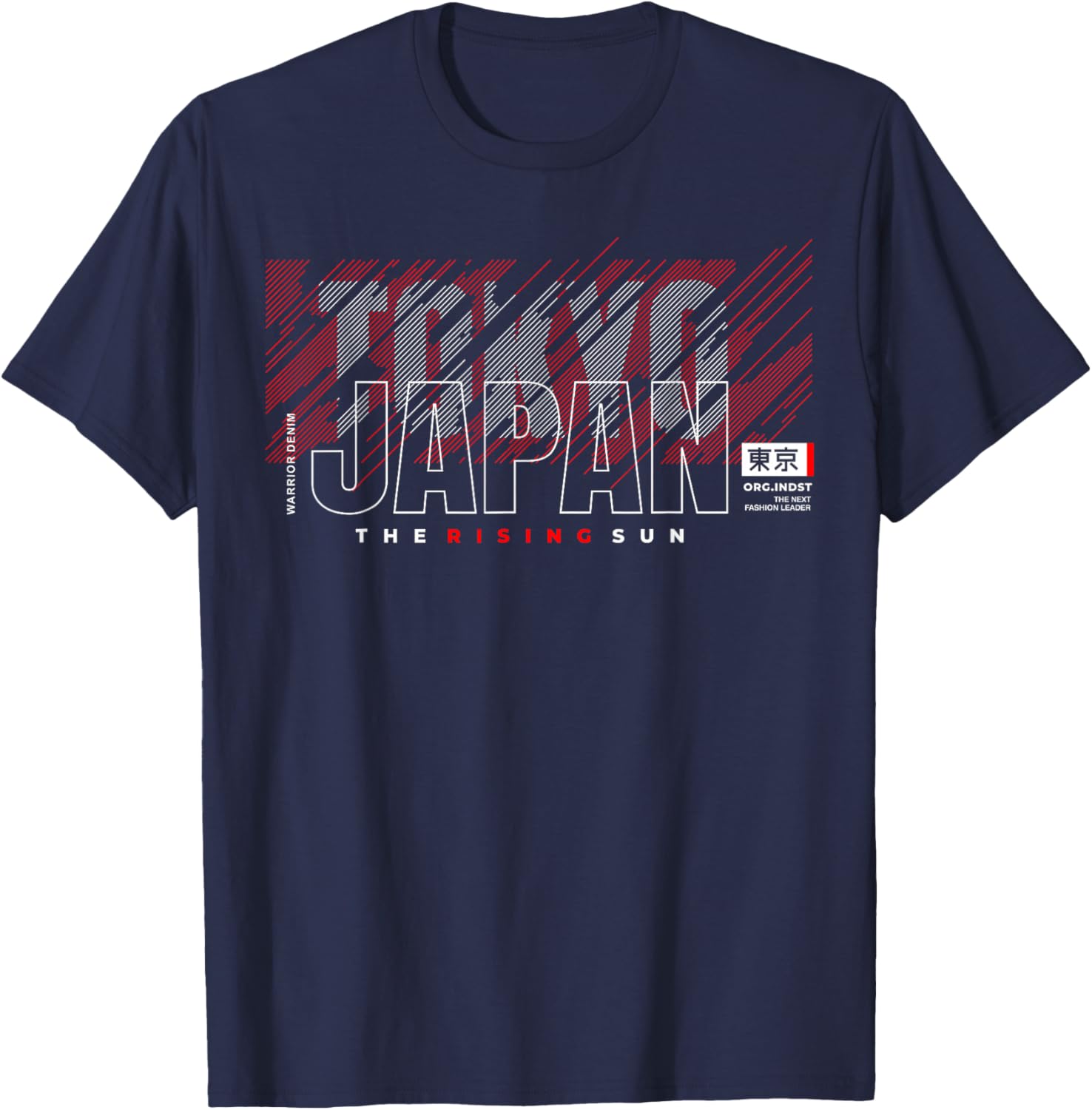 Tokyo Japan The Rising Sun T-Shirt - T-Shirt | Navy