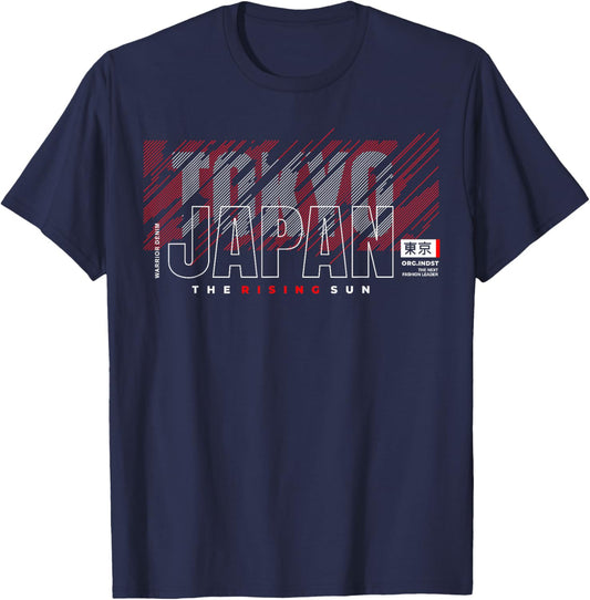 Tokyo Japan The Rising Sun T-Shirt - T-Shirt | Navy