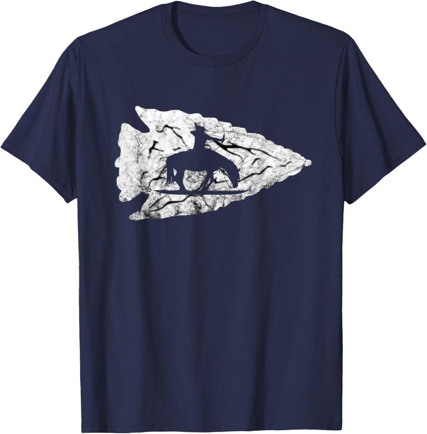 Arrowhead Hunting Native American Relic Hunter Arrowhead T-Shirt - T-Shirt | Navy
