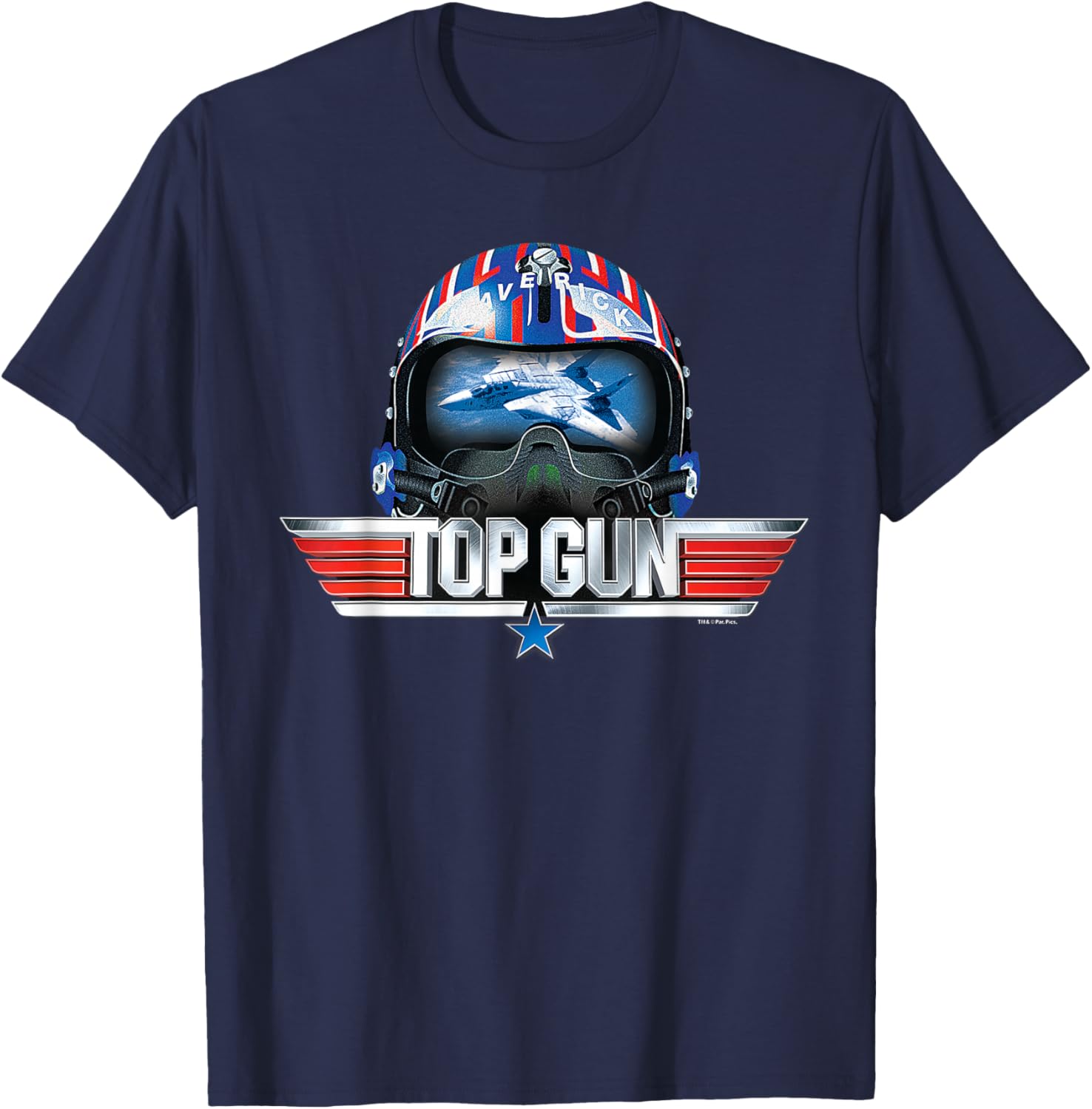 Top Gun - Maverick Helmet T-Shirt - T-Shirt | Navy