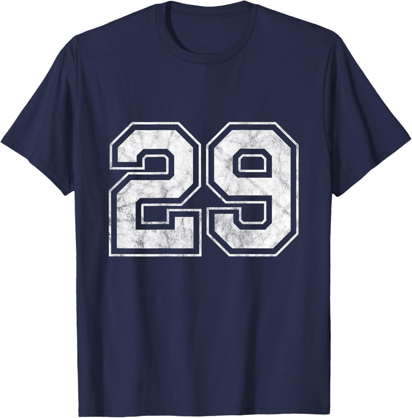 Number 29 on the back T-Shirt - T-Shirt | Navy