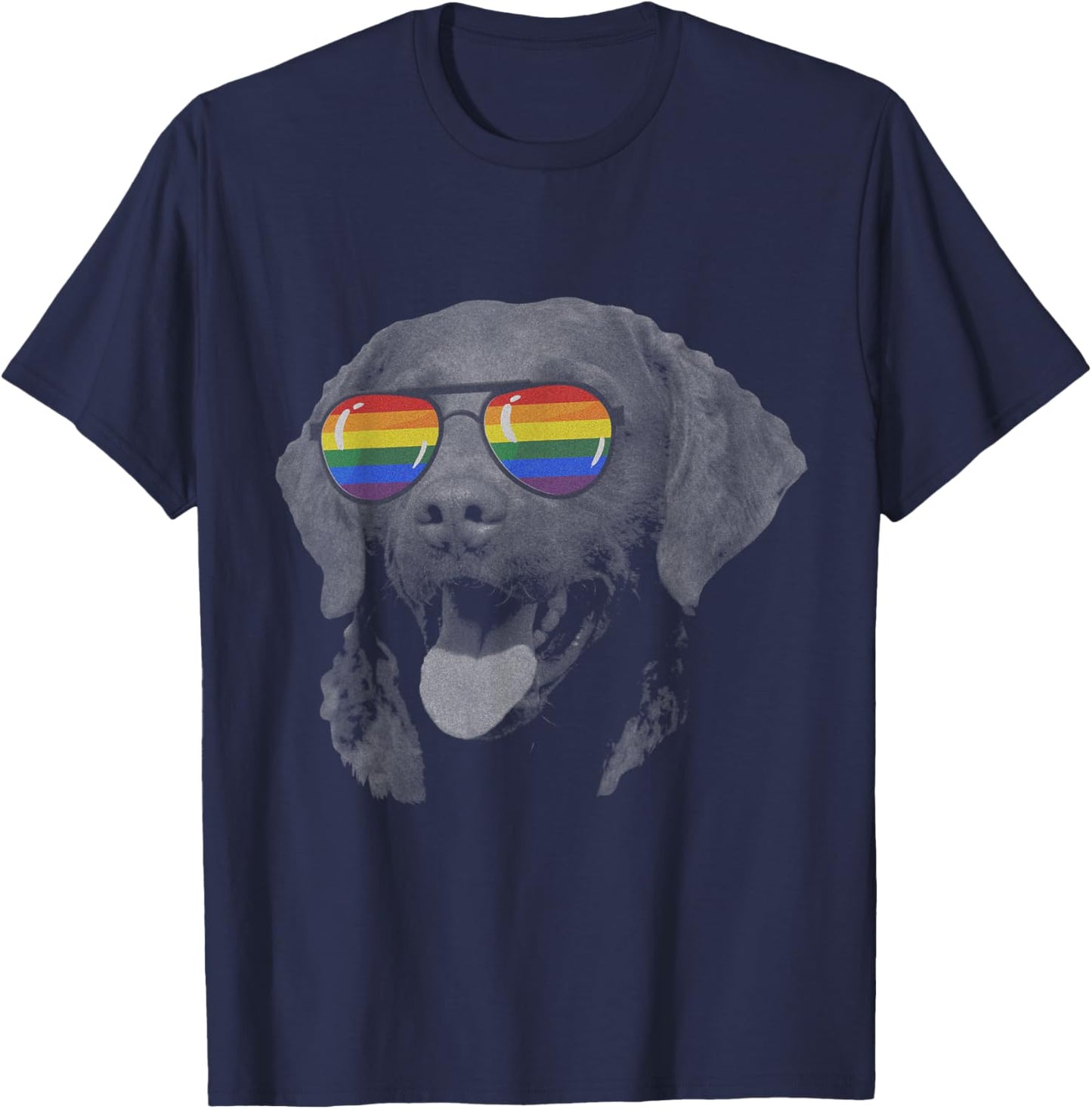 Pride Month chesapeake bay retriever T-Shirt - T-Shirt | Navy
