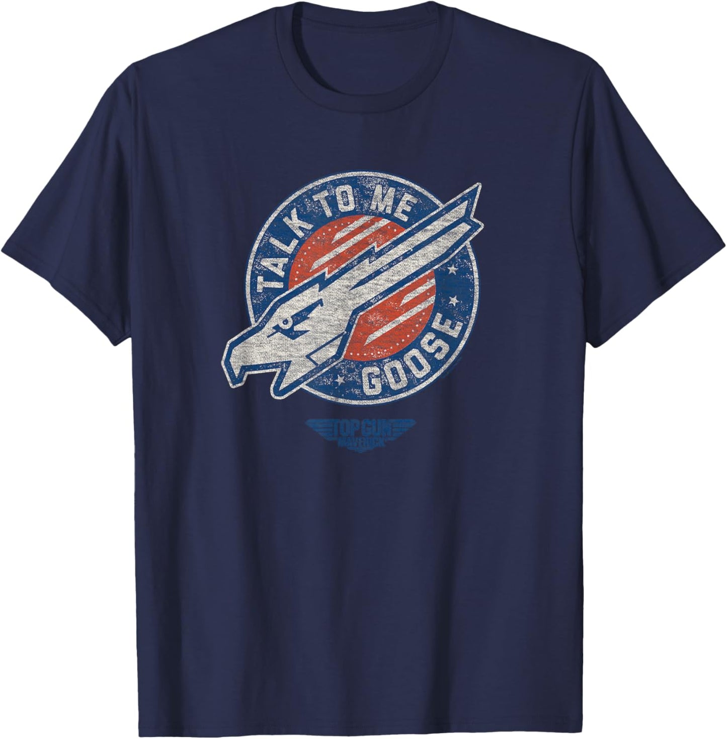 Top Gun: Maverick - Talk to Me Goose T-Shirt - T-Shirt | Navy