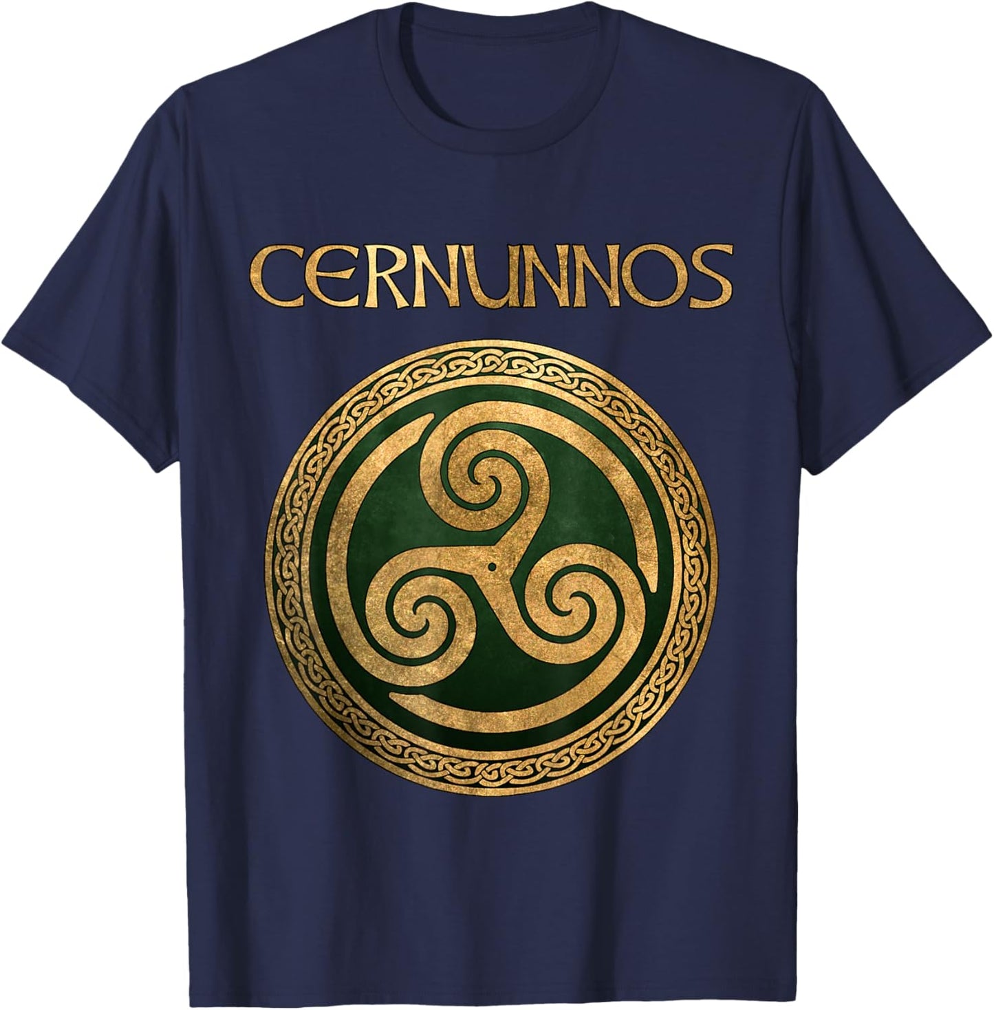 Cernunnos Ancient Celtic God of the Wilds T-Shirt - T-Shirt | Navy