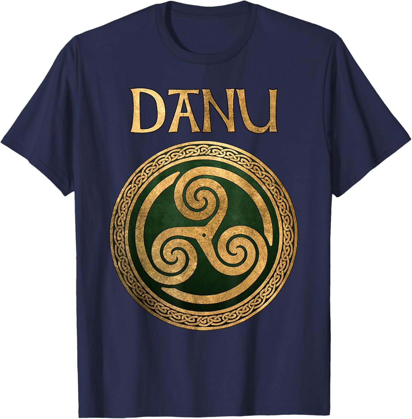 Danu Ancient Celtic Goddess of Mothers and Earth T-Shirt - T-Shirt | Navy