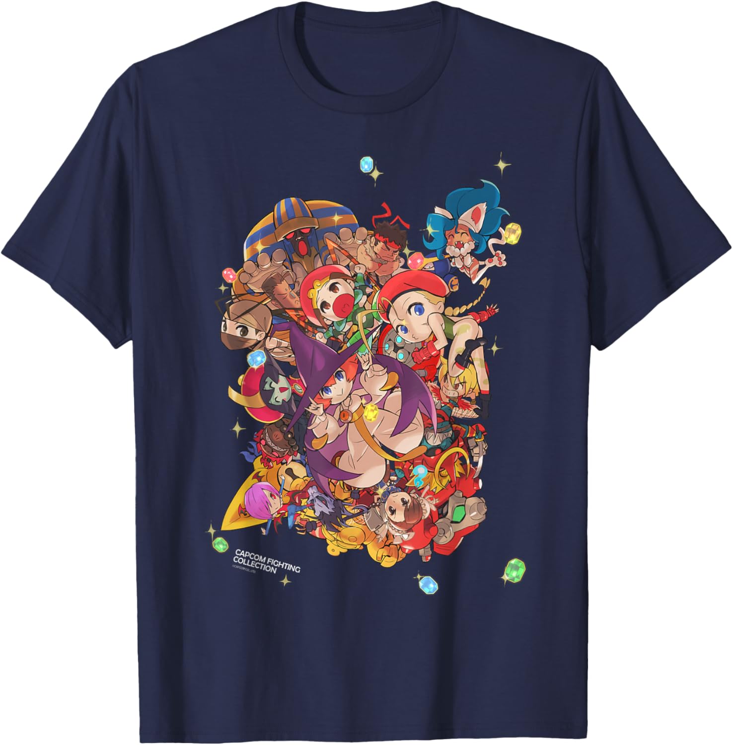 Capcom Fighting Collection T-Shirt - T-Shirt | Navy