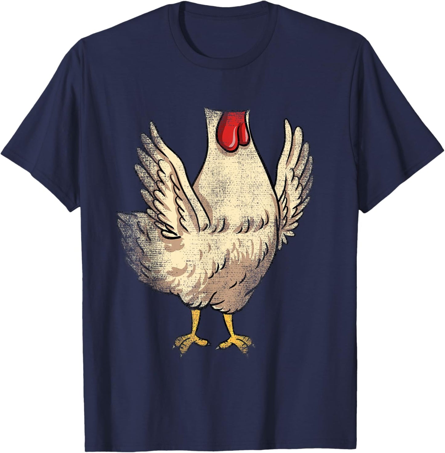 Headless Chicken Costume Halloween T-Shirt - T-Shirt | Navy
