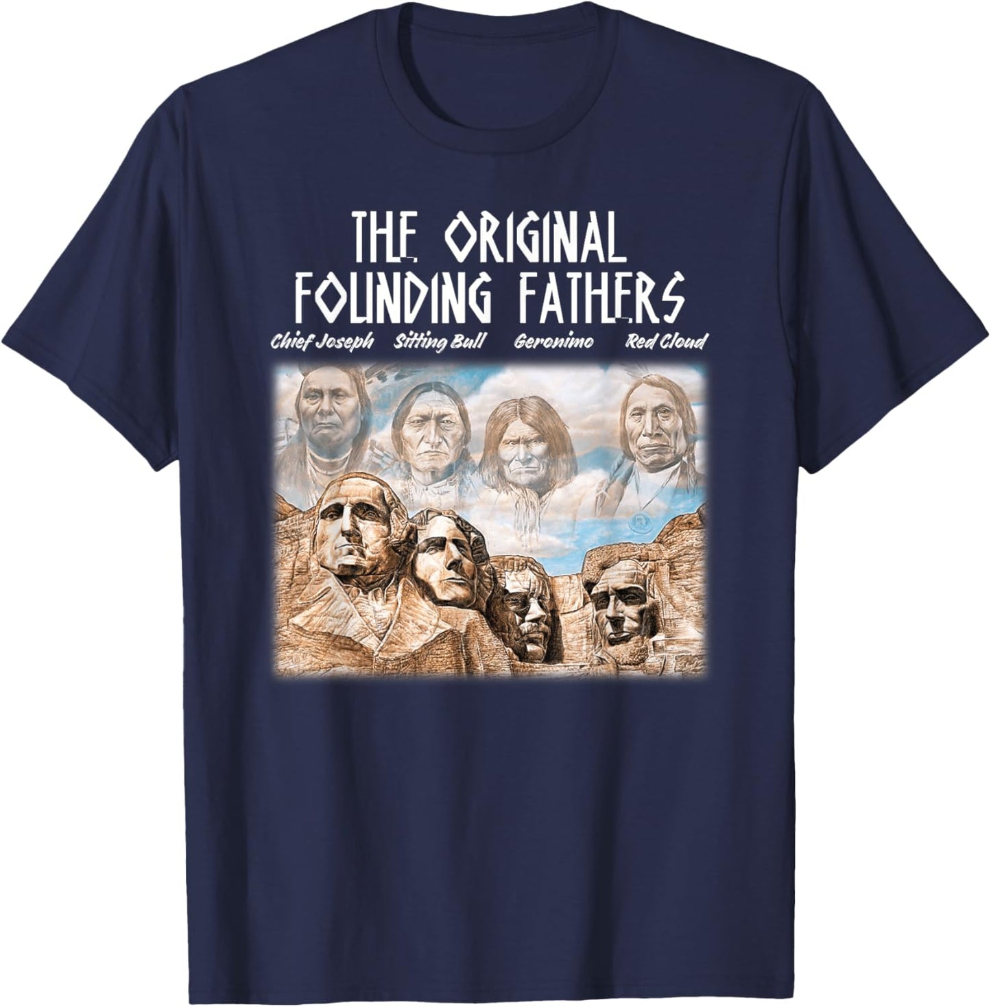 The Original Founding Fathers Native American T-Shirt - T-Shirt | Navy