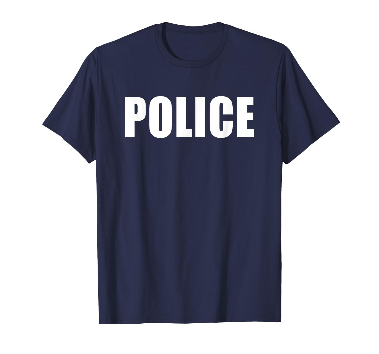 Police Uniform Men Women Policeman Police Officer Costume T-Shirt