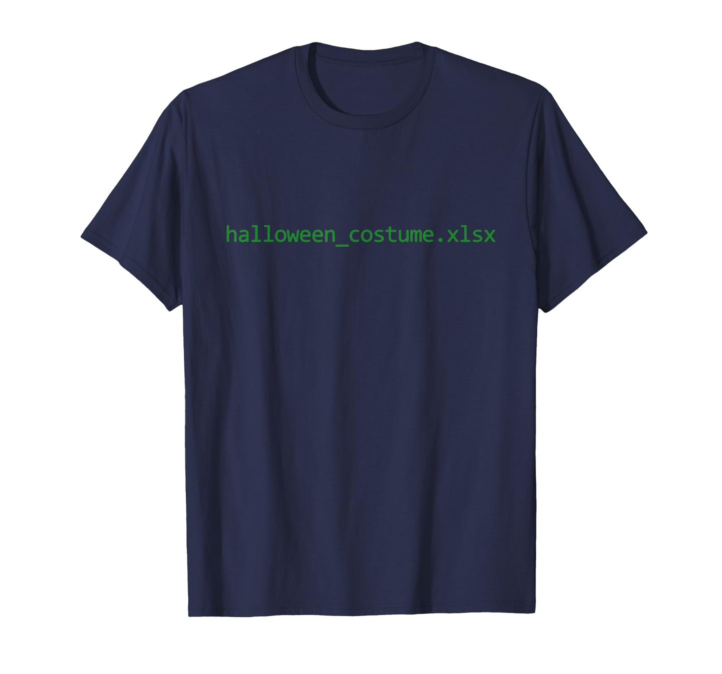 Vintage Funny Halloween Costume Excel Spreadsheet File T-Shirt