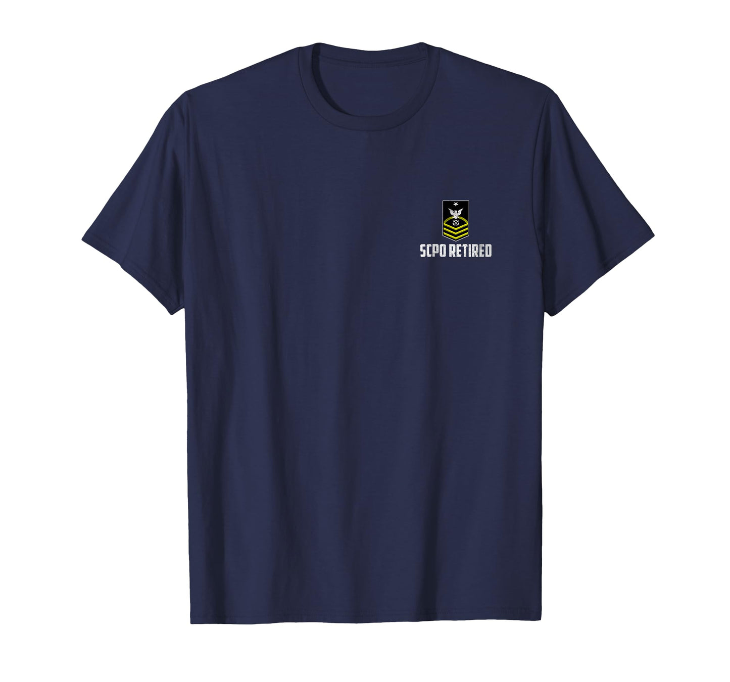 Retired E-8 Senior Chief Petty Officer SCPO Rank Logo Papa T-Shirt