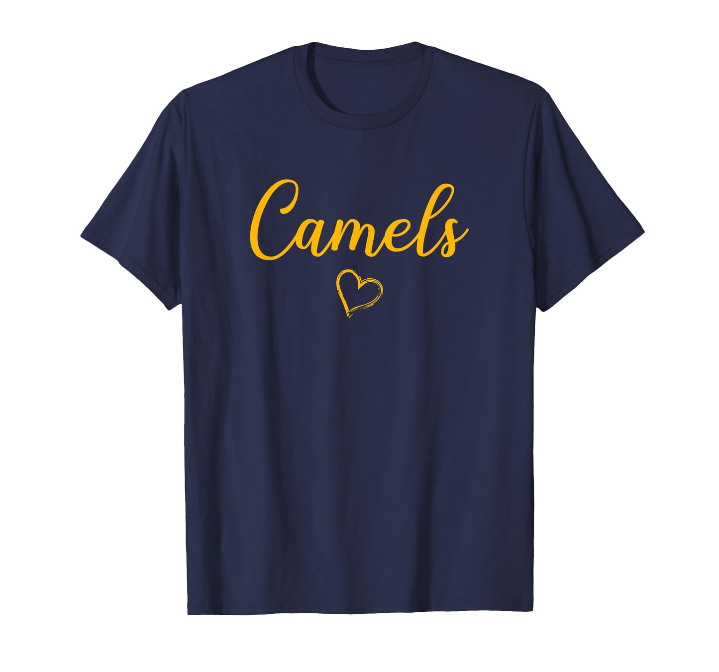 Campbell County Camels Above Small Heart T-Shirt