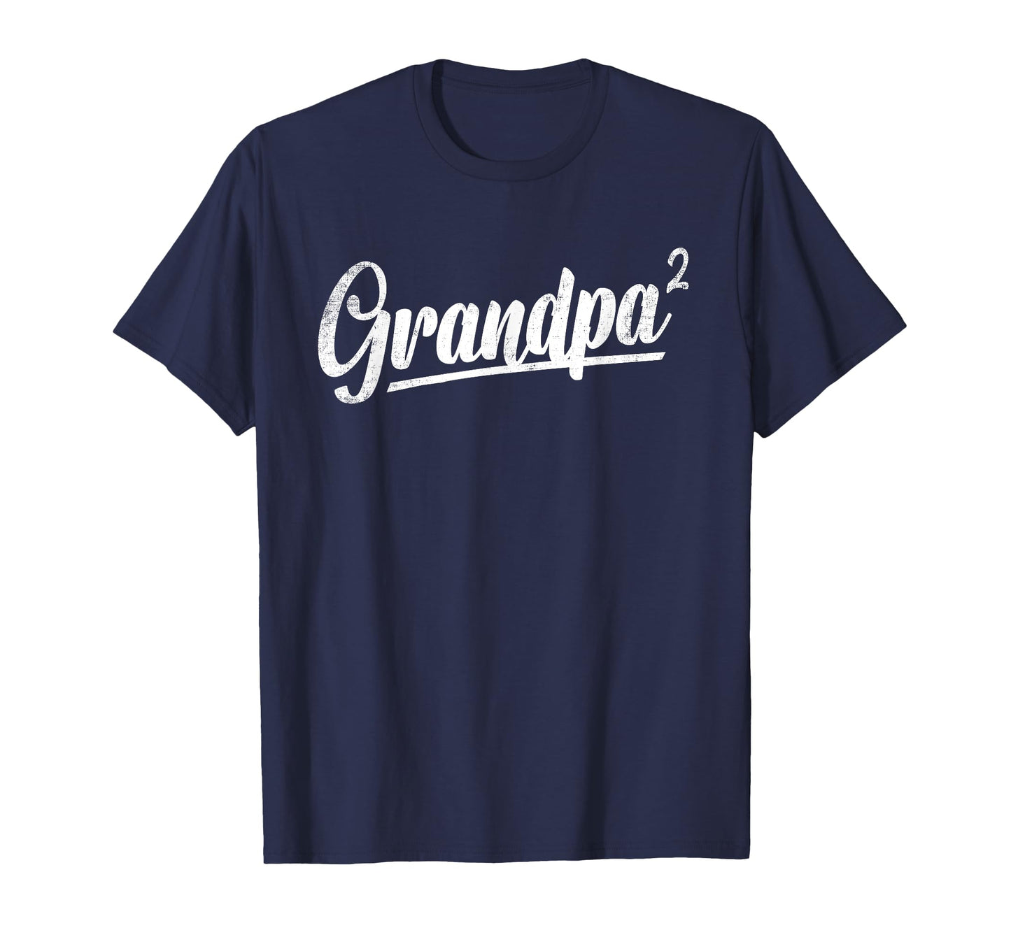 Grandpa Of 2 Two Squared 2 Grandkids Pregnancy Announcement T-Shirt
