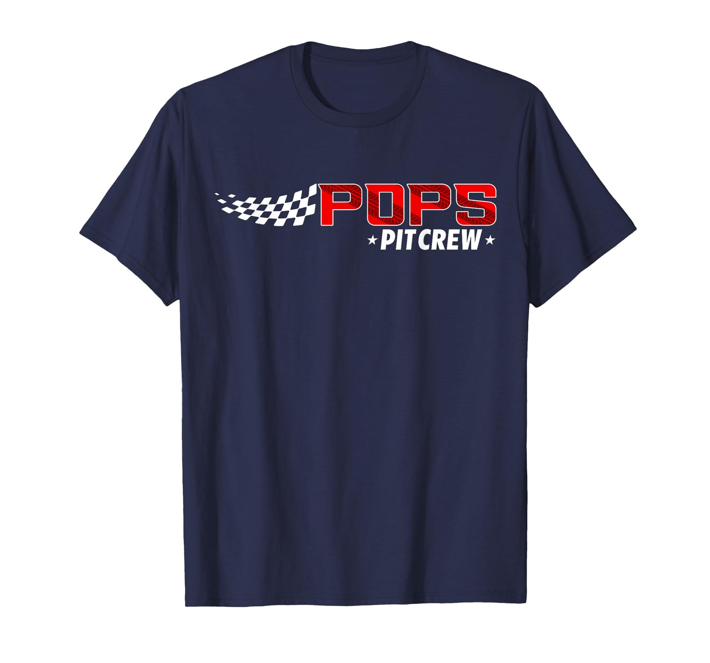 Race Car Birthday Party Racing Family Pops Pit Crew T-Shirt