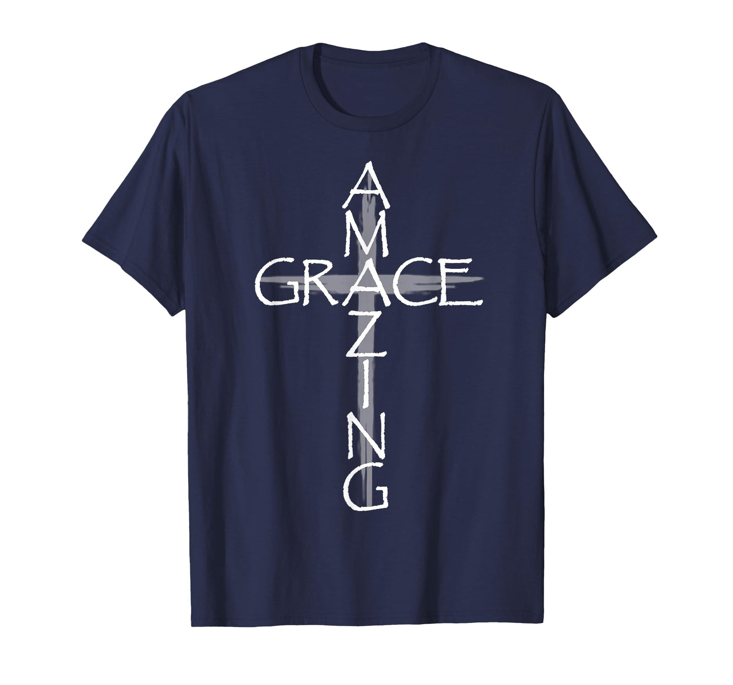 Christian Shirt - Amazing Grace Cross of Salvation T-Shirt